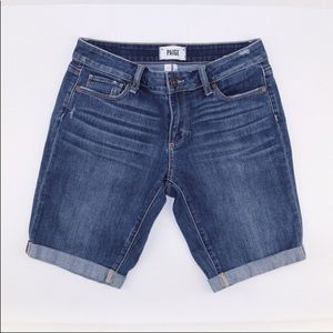 Paige jax knee bermuda shorts size 27